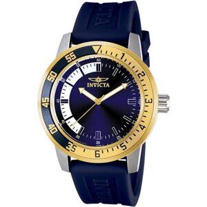 Men's 12847 Specialty Blue Dial Blue Polyurethane Watch